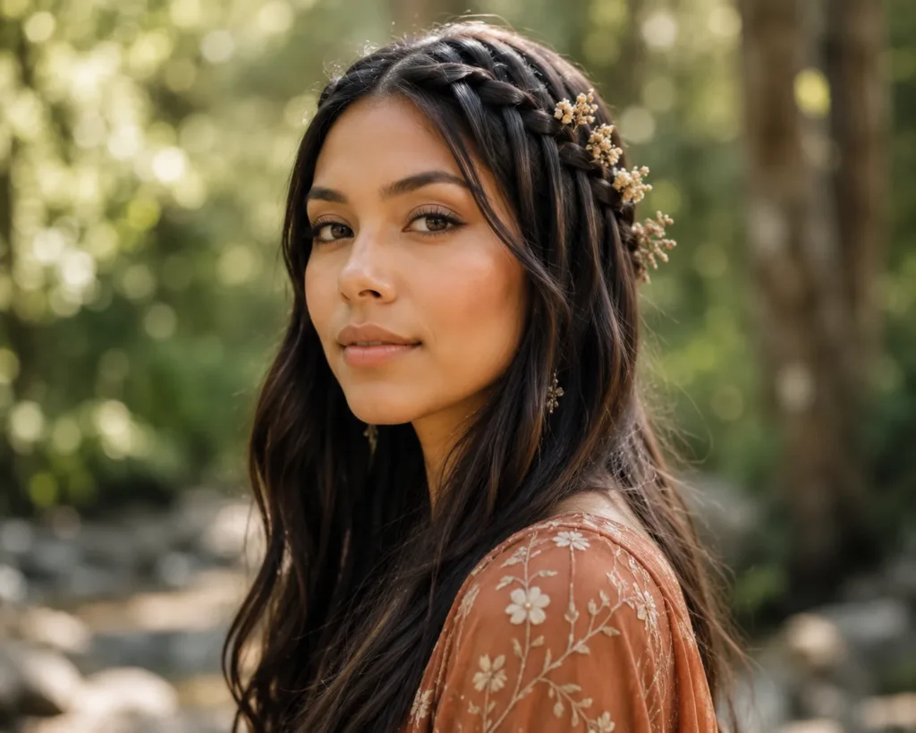 Boho Waterfall Braid