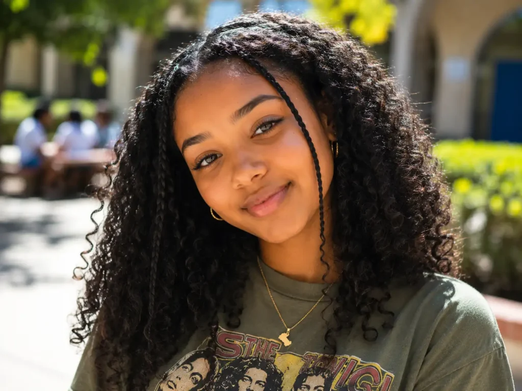Curl-Framing Mini Braids